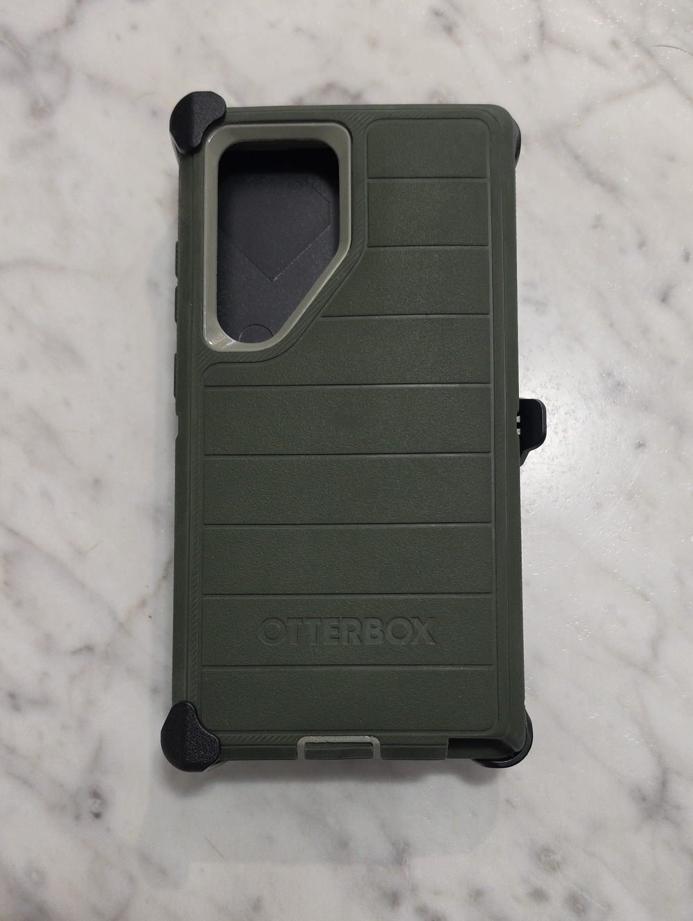 OtterBox Defender Pro Olive Green Phone Case Samsung Galaxy S24 Ultra